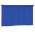 vidaXL Vonkajšia zatemňovacia roleta 245 (Š) x 140 (V) cm modrá HDPE