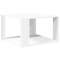 vidaXL Konferenčný stolík biely 51,5x51,5x30 cm, umelé drevo