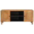 vidaXL TV jednotky Svetlohnedá 105 x 33 x 46 cm Masívne mango drevo