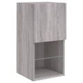 vidaXL TV skrinky s LED svetlami 2 ks sivé sonoma 30,5x30x60 cm