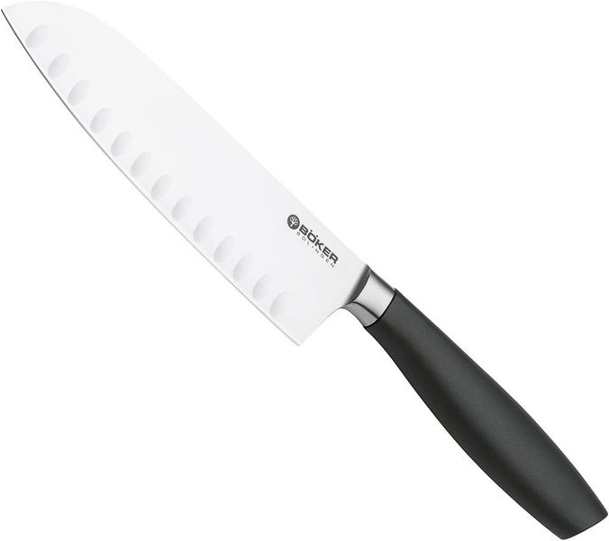Böker Manufaktur Solingen 130835 Core Professional Santoku nôž 16,5 cm, čierna, syntetika