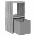 vidaXL Nočný stolík Sivý Sonoma 25,5 x 22 x 49,5 cm Kompozitné drevo