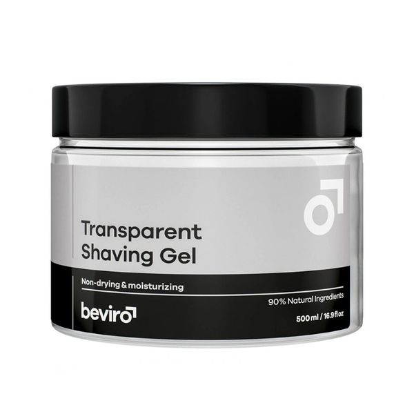 Gél na holenie BEVIRO Invisible shaving gel 500 ml