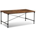 vidaXL Jedálenský stôl, recyklovaný masív 180 cm