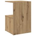vidaXL Nočné skrinky 2 ks Dub Artisan 35x35x55 cm Konštrukčné drevo