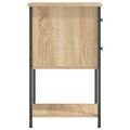 vidaXL Nočný stolík dub sonoma 32x42x70 cm kompozitné drevo