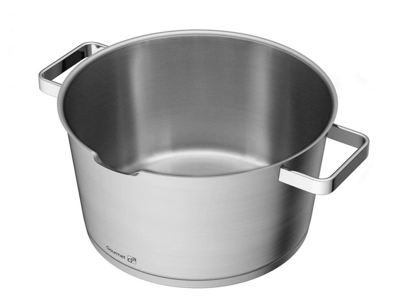 Sada riadu G21 Gourmet Magic s cedníkom, 4 díly, nerez