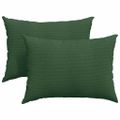 vidaXL Vankúše na pohovku 2 pcs Tmavozelená 70 x 50 cm