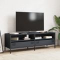 vidaXL TV skrinka antracit 135x39x43,5 cm oceľ valcovaná za studena