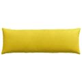 vidaXL Vankúše na pohovku 2 pcs Žltá 120 x 40 cm Kordúrová tkanina