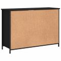 vidaXL Komoda čierna 100x35x70 cm kompozitné drevo