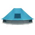 vidaXL Tipi stan 10-miestny Modrá taft