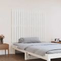vidaXL Nástenné čelo postele biele 108x3x90 cm masívna borovica