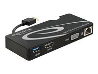 Dokovacia stanica - USB - VGA, HDMI - 1GbE