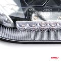 Mini svetelná lišta LED WLB78 magnetická 293x171mm R65 R10 48LED 12/24V IP56