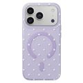 Bubble Dots Mag puzdro pre iPhone 15 6,1" fialové