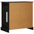vidaXL Nábytok pre psa Čierny dub 80 x 47,5 x 80 cm Kompozitné drevo