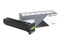 Vysoká výťažnosť - azúrová - originálna - kazeta s farbivom LCCP, LRP - pre Lexmark CX820de, CX820dtfe