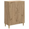 vidaXL Servírovacia skriňa Dub artisan 66 x 34,5 x 90 cm