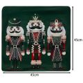 Vianočná dekoratívna obliečka na vankúš 40x40cm Ruhhy 24729, zelená Vánočná dekoratívna povlak na polštář 40x40cm Ruhhy 24729, zelený