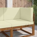 vidaXL Vankúš na vonkajšiu pohovku Polyester Krémová 80 x 80 cm