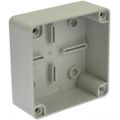 Plastová inštalačná krabica hermetická S-BOX 116, 100x100x50mm IP65 Plastová instalačná krabica hermetická S-BOX 116, 100x100x50mm IP65