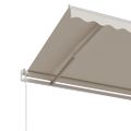 vidaXL Automatická zaťahovacia markíza 350x250 cm krémová