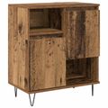 vidaXL Servírovacia skriňa Staré drevo 60 x 35 x 70 cm