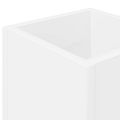 vidaXL Stojan na slnečník Biela 20 x 20 x 55,5 cm Kompozitné drevo