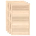 vidaXL Lamelové dvierka na skrinku 4 ks 99,3x59,4 cm, borovicový masív