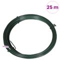 vidaXL Viazací drôt na oplotenie 25 m, 1,4/2 mm, oceľový, zelený