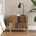 vidaXL Nočný stolík Staré drevo 62 x 34,5 x 48 cm Kompozitné drevo