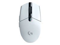 Myš - optická - 6 tlačidiel - bezdrôtová - 2.4 GHz - bezdrôtový prijímač USB - biela