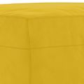 vidaXL Lavička žltá 100x35x41 cm zamat