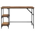 vidaXL Stôl Staré drevo 120 x 50 x 75 cm Kompozitné drevo