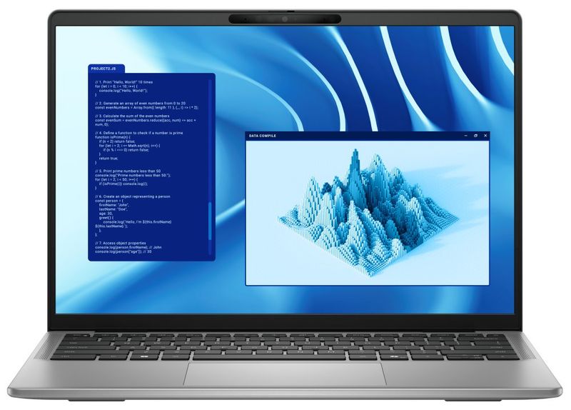 DELL Latitude 7455 Touch/ Snapdragon X Elite X1E-80-100/ 32GB/ 1TB SSD/ 14" QHD+ dot./ FPR/ W11Pro/ 3Y PS/ bez adaptéru Notebook, Snapdragon X Elite X1E-80-100, 32GB LPDDR5x, 1TB SSD, Qualcomm Adreno X1-85, 14" QHD+ dotykový, W11Pro, šedý, 3Y PS on-