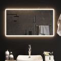 vidaXL LED kúpeľňové zrkadlo 50x90 cm