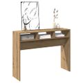 vidaXL Konzolový stolík Artisan Dub 105x30x80 cm Konštruktérske drevo