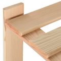 vidaXL Úložný regál s 3 policami 80x28,5x90 cm borovicový masív