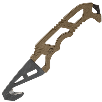 Gerber 30-000590 Crisis Hook Knife TAN499 záchranársky nôž 7,3 cm, čierna, hnedá Tan, guma, puzdro