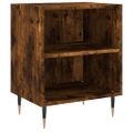 vidaXL Nočné skrinky 2 ks dymový dub 40x30x50 cm kompozitné drevo