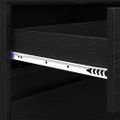 vidaXL TV jednotky 180 x 34 x 50 cm Čierny dub Kompozitné drevo