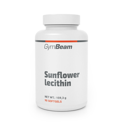 Slnečnicový lecitín - GymBeam, 90 kaps., kapsulovaný