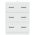 vidaXL Zásuvkový kabinet Biela 66 x 34,5 x 87 cm Kompozitné drevo