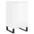 vidaXL Komoda vysoký lesk biela 40x35x70 cm kompozitné drevo