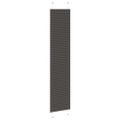 vidaXL plisovaná roleta čierna 40x200 cm Šírka látky 39,4 cm