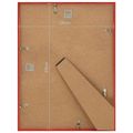 vidaXL Fotorámiky na stenu alebo stôl 5 ks červené 20x25 cm MDF