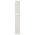 vidaXL Toaletná skriňa VIGO Biela a antik biela 60 x 27 x 161 cm