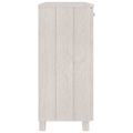 vidaXL Komoda HAMAR, biela 85x35x80 cm, borovicový masív