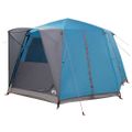 vidaXL Stan pre 6 osôb so strechou Modrá 425 x 396 x 222 cm